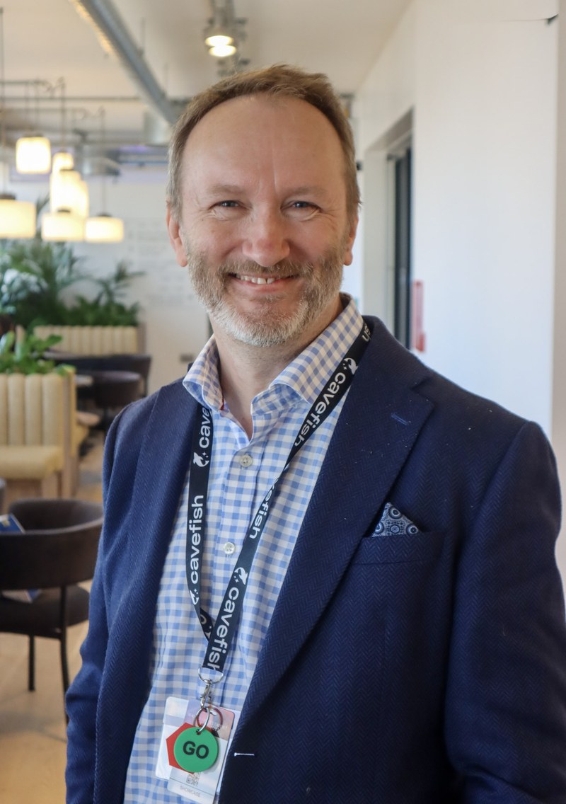 Jonathan Prescott speaking — Founder and CEO of Cavefish